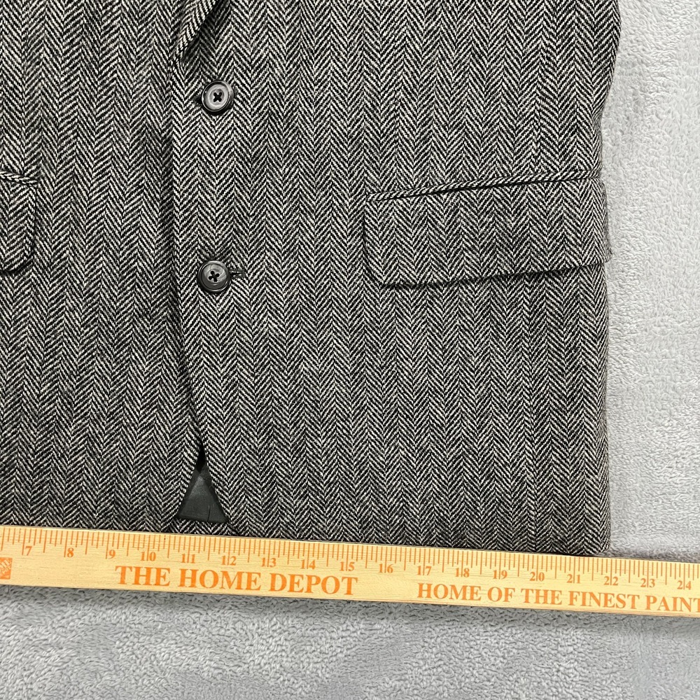Vintage John‎ Alexander Blazer Mens 38R Wool Tweed 2 Button 90s Preppy - Picture 10 of 13